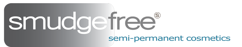 Smudge-free logo semi-permanent cosmetics